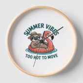 Zomer Vibes Sloth Funny Lazy Float (Voorkant)