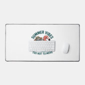 Zomer Vibes Sloth Funny Lazy Float Bureaumat (Keyboard & Muis)