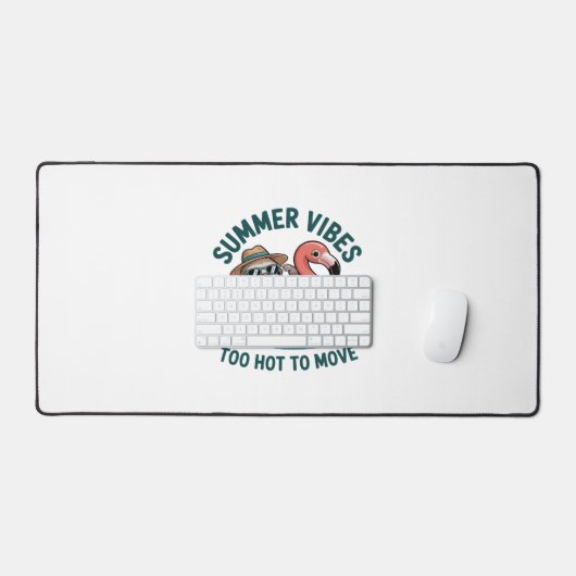 Zomer Vibes Sloth Funny Lazy Float Bureaumat (Keyboard & Muis)