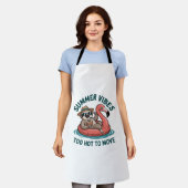 Zomer Vibes Sloth Funny Lazy Float Schort (Gedragen)
