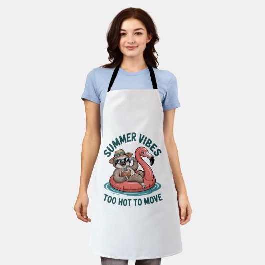 Zomer Vibes Sloth Funny Lazy Float Schort (Gedragen)