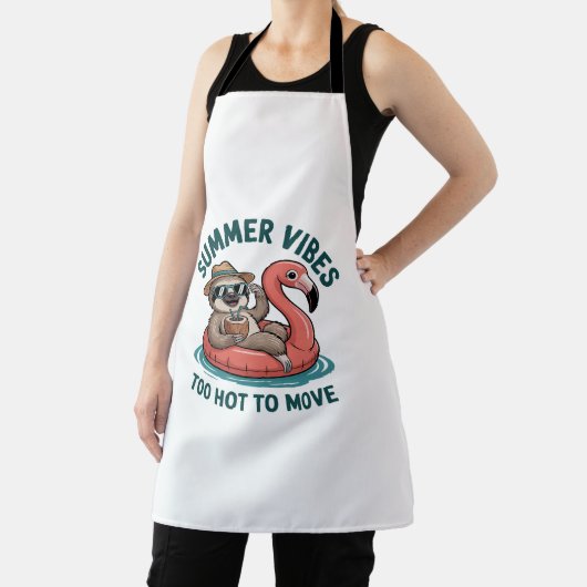 Zomer Vibes Sloth Funny Lazy Float Schort (Insitu)