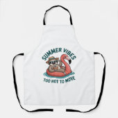 Zomer Vibes Sloth Funny Lazy Float Schort (Voorkant)