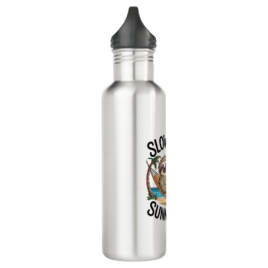 Zomer Vibes Sloth Funny Lazy Float Waterfles (Links)