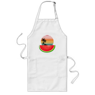 Zomer Vibes Sunset Watermelon Lang Schort