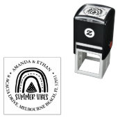 Zomer Vibes thema Zelfinktende Stempel (In situ)