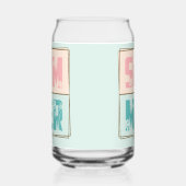 ZOMER Vibes Tropisch strandleven Blikvorm Glas (Links)