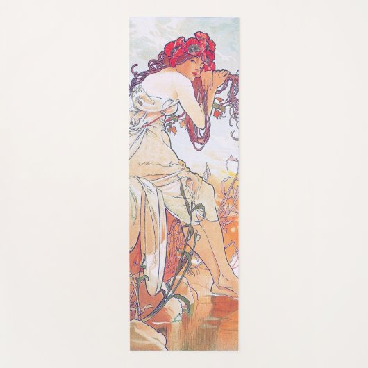 Zomer (vier seizoenen), Alphonse Mucha Yogamat (Voorkant)