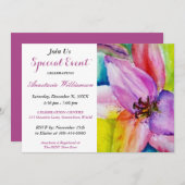 ZOMER VIERING FEEST EVENT UITNODIGEN KAART (Voorkant / Achterkant)