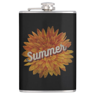 ZOMER VINTAGE ZONNEBLOEM HEUPFLES