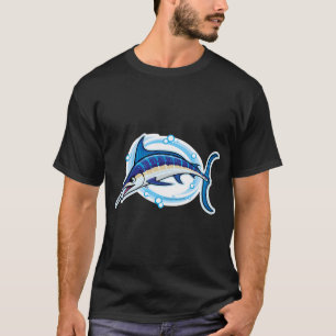 Zomer vissen kamperen is Retro Design aanroepen T-shirt