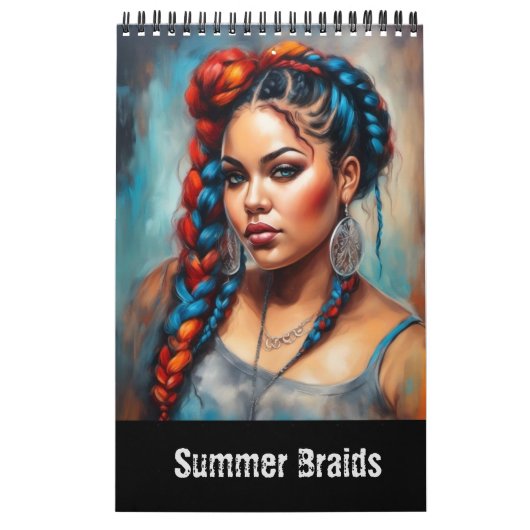 Zomer Vlechten Fantasy Moderne Kunst Kalender (Hoes)