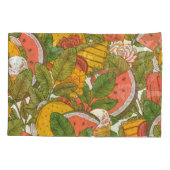 Zomer Voedsel  Illustratiepatroon Kussensloop (Achterkant)