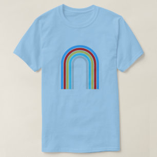 Zomer Vrouwen Boho Regenboog T-shirt