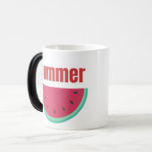 Zomer Watermeloen Magie Mok | Kleur veranderende m (Voorkant links)