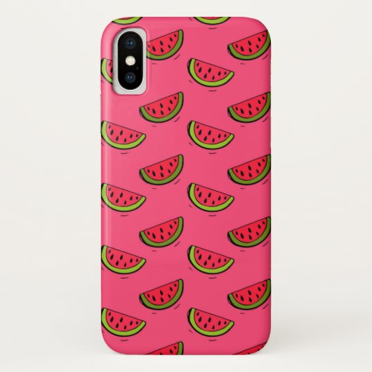 Zomer Watermelon op Roze Patroon Case-Mate iPhone Case (Achterkant)
