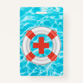 Zomer Waterpool Veiligheid Lifeguard Water Watcher Badge (Achterkant)