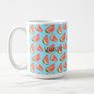 Zomer Waterverf Watermeloen Slices Koffiemok