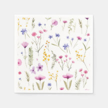Zomer Waterverf Wildbloemen