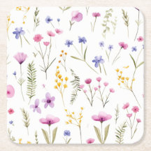 Zomer Waterverf Wildbloemen