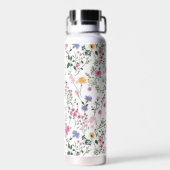 Zomer Wildbloemen Design Waterfles (Achterkant)