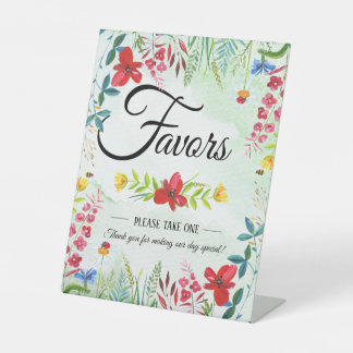 Zomer Wildbloemen Weddenschap voor voetstuk Reclamebord Met Voetstuk