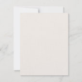 Zomer Wildflower Boho bruiloft Kaart (Achterkant)