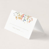 Zomer Wildflower Boho bruiloft Kaart (Achterkant)