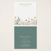 Zomer Wildflower Field Earring Display Kaart (Voorkant /achterkant)