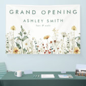 Zomer Wildflower Field Grand Opening Spandoek (Beurs)