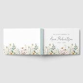 Zomer Wildflower Field in liefdevolle herinnering Gastenboek (Volledig)