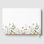 Zomer Wildflower Field in liefdevolle herinnering Gastenboek (Achterkant)