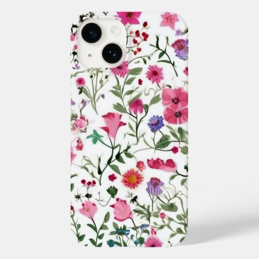 Zomer Wildflower Garden Case-Mate iPhone Case (Achterkant)