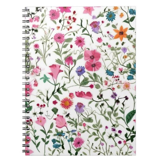 Zomer Wildflower Garden Notitieboek (Voorkant)