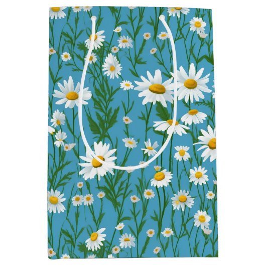 Zomer Witte Dagen op Aqua Medium Cadeauzakje (Voorkant)