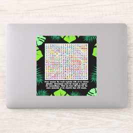 Zomer Woord Zoeken Puzzel Sticker