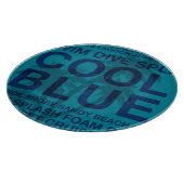 Zomer woorden Poolside en Palm Tree Cutting Board Snijplank (Hoek)