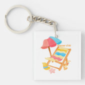 Zomer zachtheid sleutelhanger (voorkant)