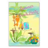 Zomer zee café bar cocktail party day sun p kaart (Voorkant)