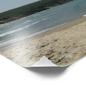 Zomer zee kust Foto Afdruk (Hoek)