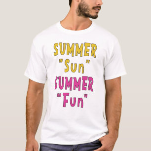 Zomer Zon Zomer Leuk T-shirt