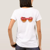 Zomer Zonnebril Typografie Ontwerp T-shirt (Achterkant)