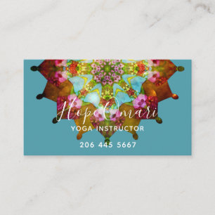 Zomer Zonnewende Mandala Visitekaartje