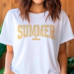 ZOMER Zonsondergang Ditzy Bloemen T-shirt