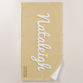 Zomer Zonsondergang Meisjes Trip Bachelorette Strandlaken (Voorkant)