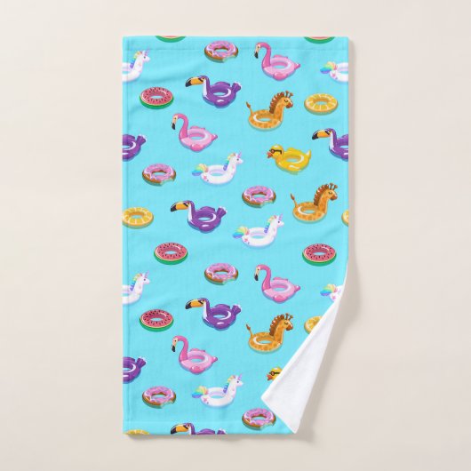 Zomer Zwembad Float Pattern Bad Handdoek (Handdoek)