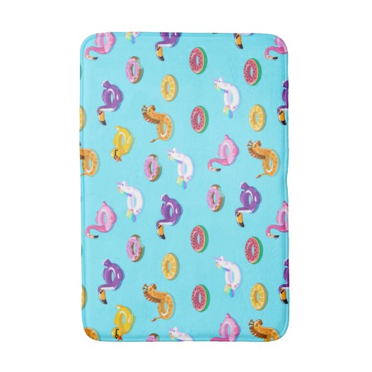 Zomer Zwembad Float Pattern Badmat (Voorkant Verticaal)