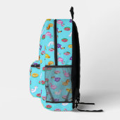 Zomer Zwembad Float Pattern Bedrukte Rugzak (Rechts)