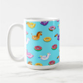 Zomer Zwembad Float Pattern Koffiemok (Links)