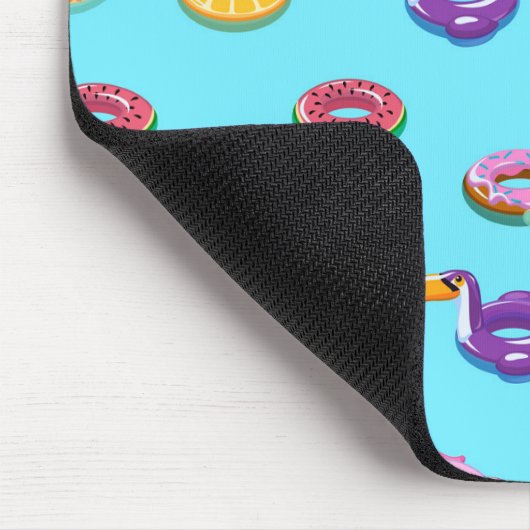 Zomer Zwembad Float Pattern Muismat (Hoek)